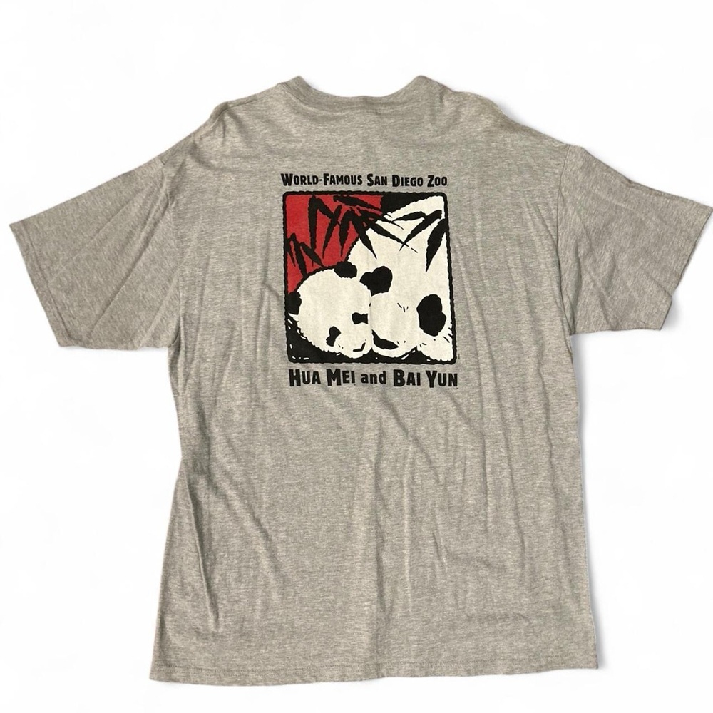Vintage San Diego Zoo Panda T-Shirt XL - Hua Mei and Bai Yun